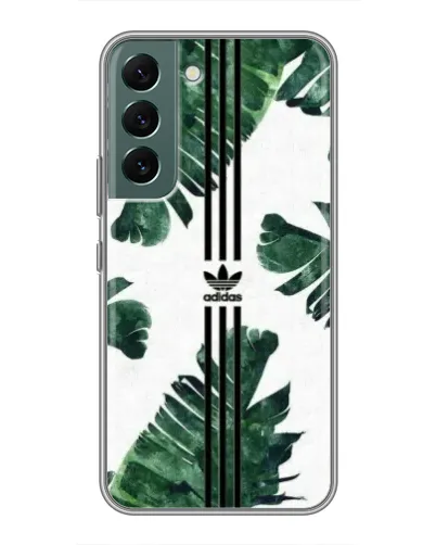 Чехол для Samsung Galaxy S22 с картинкой «Пальмовые листья адидас» Чехол для Samsung Galaxy S22 с картинкой «Пальмовые листья адидас»