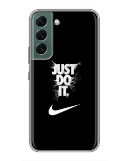 Чохол для Samsung Galaxy S22 з картинкою «Текстовий принт Nike» Чохол для Samsung Galaxy S22 з картинкою «Текстовий принт Nike»