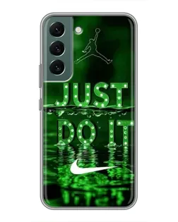 Чохол для Samsung Galaxy S22 з картинкою «Зелений неоновий Nike» Чохол для Samsung Galaxy S22 з картинкою «Зелений неоновий Nike»