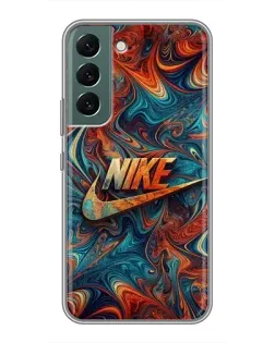 Чохол для Samsung Galaxy S22 з картинкою «Nike в абстракції» Чохол для Samsung Galaxy S22 з картинкою «Nike в абстракції»