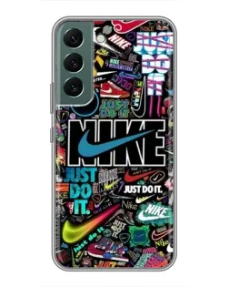 Чохол для Samsung Galaxy S22 з картинкою «Яскравий колаж Nike» Чохол для Samsung Galaxy S22 з картинкою «Яскравий колаж Nike»