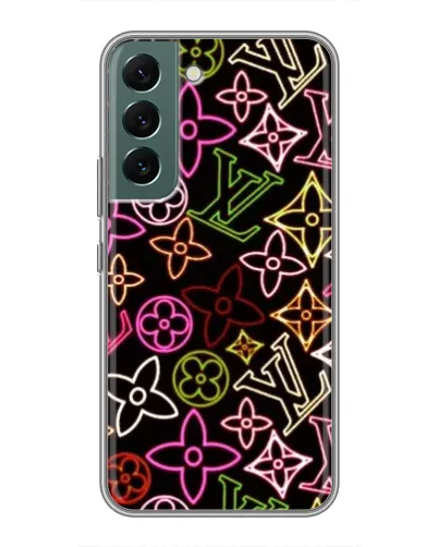 Чехол для Samsung Galaxy S22 с картинкой «Неоновый микс Nike» Чехол для Samsung Galaxy S22 с картинкой «Неоновый микс Nike»