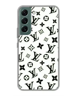 Чехол для Samsung Galaxy S22 с картинкой «Монохромный хаос LV»