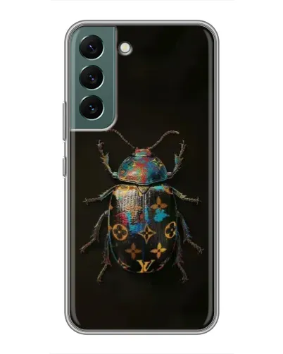 Чехол для Samsung Galaxy S22 с картинкой «LV — мраморный принт» Чехол для Samsung Galaxy S22 с картинкой «LV — мраморный принт»