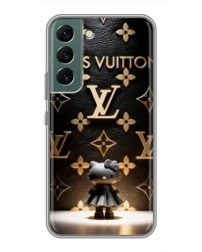 Чехол для Samsung Galaxy S22 с картинкой «Монограмма с фигурой» Чехол для Samsung Galaxy S22 с картинкой «Монограмма с фигурой»
