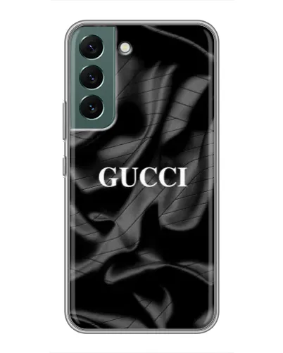 Чехол для Samsung Galaxy S22 с картинкой «Gucci — шелковые волны»