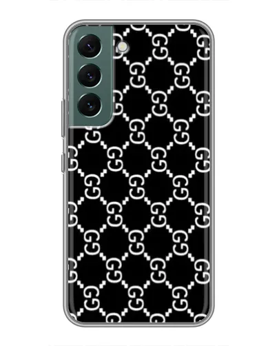 Чехол для Samsung Galaxy S22 с картинкой «Gucci — сетчатый паттерн»