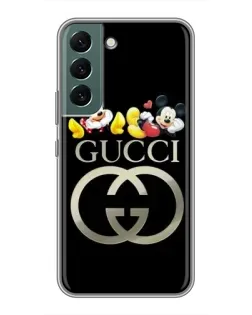 Чехол для Samsung Galaxy S22 с картинкой «Gucci — герои Disney»