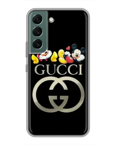 Чехол для Samsung Galaxy S22 с картинкой «Gucci — герои Disney»