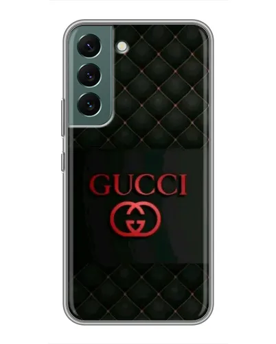 Чехол для Samsung Galaxy S22 с картинкой «Gucci — стеганый черный»