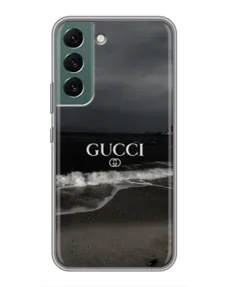 Чехол для Samsung Galaxy S22 с картинкой «Gucci — морской прибой»