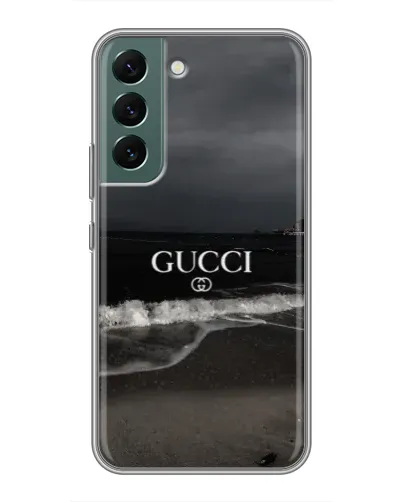 Чехол для Samsung Galaxy S22 с картинкой «Gucci — морской прибой»