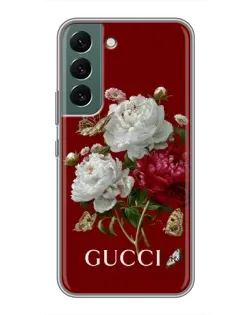 Чехол для Samsung Galaxy S22 с картинкой «Gucci —  сад»