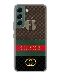 Чехол для Samsung Galaxy S22 с картинкой «Gucci — брендированный десерт»