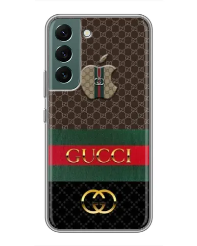 Чехол для Samsung Galaxy S22 с картинкой «Gucci — брендированный десерт»