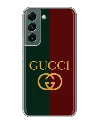 Чехол для Samsung Galaxy S22 с картинкой «Gucci — темно-зеленый градиент» Чехол для Samsung Galaxy S22 с картинкой «Gucci — темно-зеленый градиент»