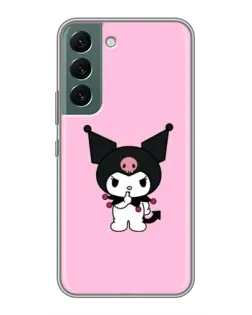 Чехол для Samsung Galaxy S22 с картинкой «Kuromi — розовая нежность» Чехол для Samsung Galaxy S22 с картинкой «Kuromi — розовая нежность»
