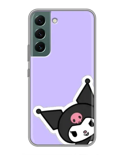 Чехол для Samsung Galaxy S22 с картинкой «Забавная Kuromi»