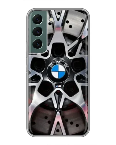 Чехол для Samsung Galaxy S22 с картинкой «BMW — деталь диска» Чехол для Samsung Galaxy S22 с картинкой «BMW — деталь диска»
