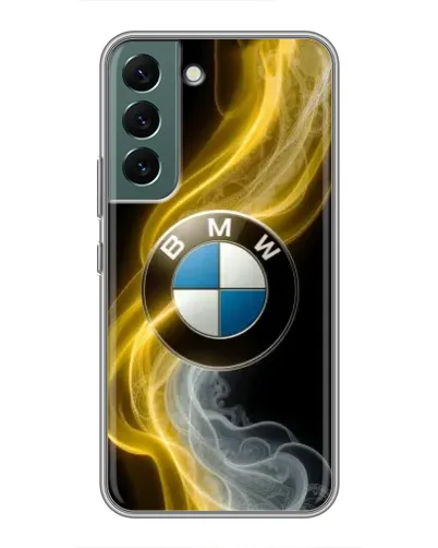 Чехол для Samsung Galaxy S22 с картинкой «Золотистый дым BMW» Чехол для Samsung Galaxy S22 с картинкой «Золотистый дым BMW»