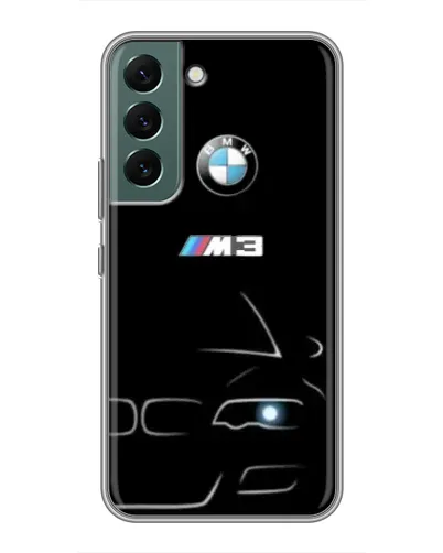 Чехол для Samsung Galaxy S22 с картинкой «Минималистичный принт BMW M3» Чехол для Samsung Galaxy S22 с картинкой «Минималистичный принт BMW M3»