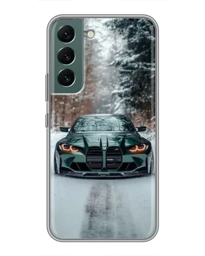 Чехол для Samsung Galaxy S22 с картинкой «BMW в зимнем лесу» Чехол для Samsung Galaxy S22 с картинкой «BMW в зимнем лесу»