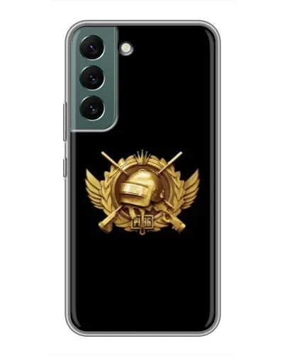 Чохол для Samsung Galaxy S22 з картинкою «PUBG — помаранчевий градієнт»