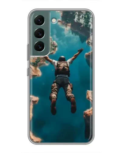 Чохол для Samsung Galaxy S22 з картинкою «PUBG — вільне падіння»