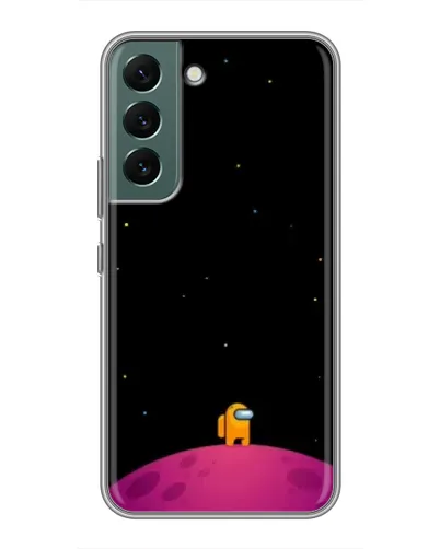 Чохол для Samsung Galaxy S22 з картинкою «Самотній герой на планеті»
