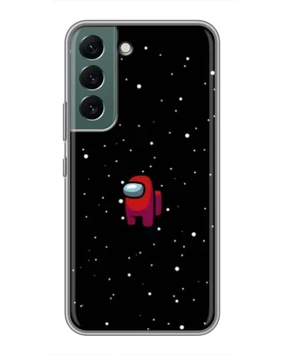 Чохол для Samsung Galaxy S22 з картинкою «Червоний Among Us»