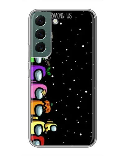 Чохол для Samsung Galaxy S22 з картинкою «Команда Among Us»