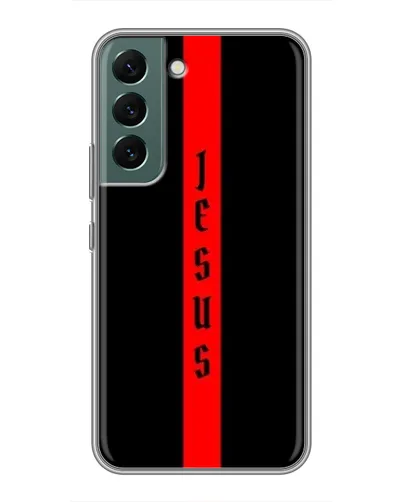 Чехол для Samsung Galaxy S22 с картинкой «Красная линия веры» Чехол для Samsung Galaxy S22 с картинкой «Красная линия веры»