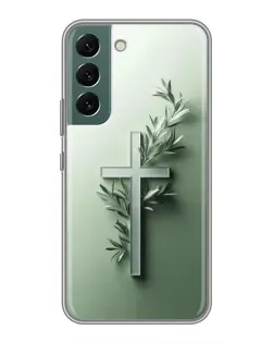 Чехол для Samsung Galaxy S22 с картинкой «Оливковая ветвь»