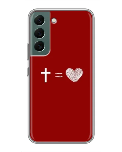 Чехол для Samsung Galaxy S22 с картинкой «Уравнение любви» Чехол для Samsung Galaxy S22 с картинкой «Уравнение любви»