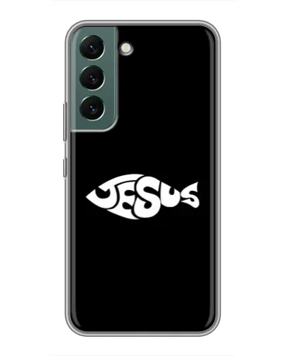 Чехол для Samsung Galaxy S22 с картинкой «Рыба Jesus» Чехол для Samsung Galaxy S22 с картинкой «Рыба Jesus»