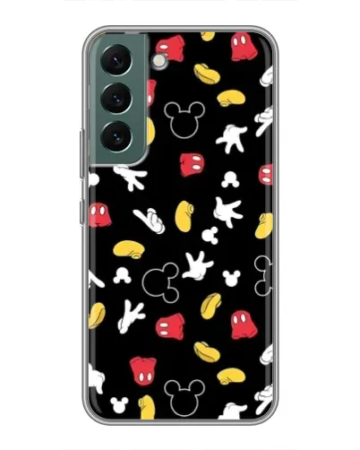Чехол для Samsung Galaxy S22 с картинкой «Графический принт лапок»