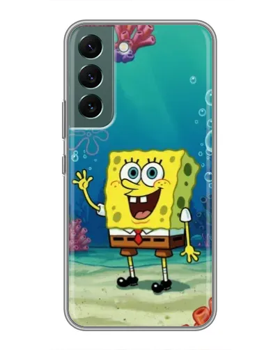 Чехол для Samsung Galaxy S22 с картинкой «Подводный привет»