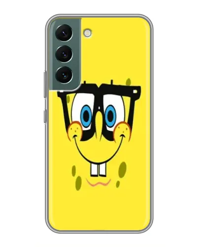 Чехол для Samsung Galaxy S22 с картинкой «Минималистичный Спанч Боб» Чехол для Samsung Galaxy S22 с картинкой «Минималистичный Спанч Боб»