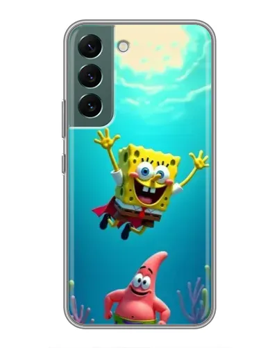 Чехол для Samsung Galaxy S22 с картинкой «Спанч Боб под водой» Чехол для Samsung Galaxy S22 с картинкой «Спанч Боб под водой»