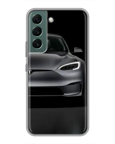 Чехол для Samsung Galaxy S22 с картинкой «Tesla Model S Look» Чехол для Samsung Galaxy S22 с картинкой «Tesla Model S Look»