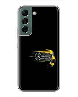 Чехол для Samsung Galaxy S22 с картинкой «Mercedes — ретро стиль»