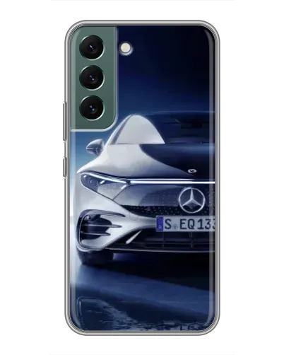 Чехол для Samsung Galaxy S22 с картинкой «Mercedes EQ — будущее»
