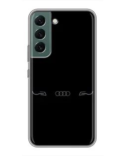 Чохол для Samsung Galaxy S22 з картинкою «Audi — світловий підпис»