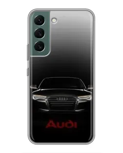 Чохол для Samsung Galaxy S22 з картинкою «Audi — градієнтний контур»