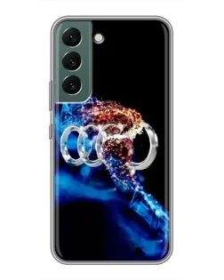Чохол для Samsung Galaxy S22 з картинкою «Енергія лого Audi»