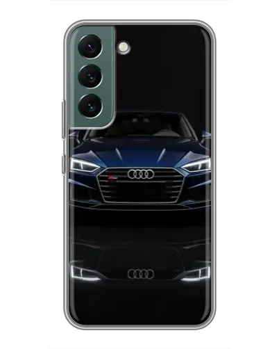Чохол для Samsung Galaxy S22 з картинкою «Audi — нічне відображення» Чохол для Samsung Galaxy S22 з картинкою «Audi — нічне відображення»