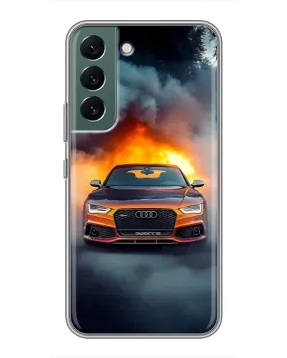 Чохол для Samsung Galaxy S22 з картинкою «Audi у вогняному диму» Чохол для Samsung Galaxy S22 з картинкою «Audi у вогняному диму»