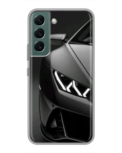 Чехол для Samsung Galaxy S22 с картинкой «Lamborghini фары детализация»
