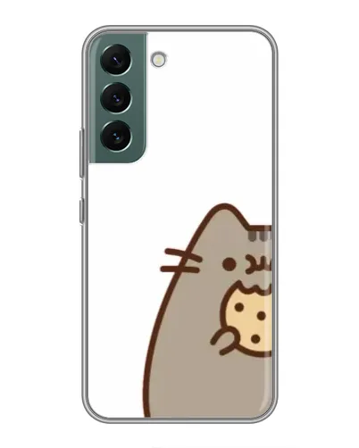 Чохол для Samsung Galaxy S22 з картинкою «Пушин з печивом» Чохол для Samsung Galaxy S22 з картинкою «Пушин з печивом»