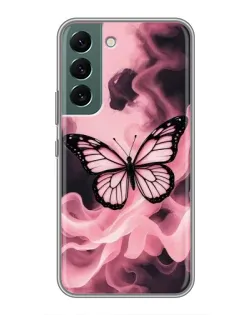 Чохол для Samsung Galaxy S22 з картинкою «Метелик у диму» Чохол для Samsung Galaxy S22 з картинкою «Метелик у диму»